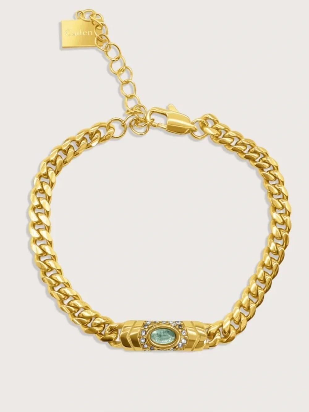 Bella Necklace and Bracelet Set-Aqua Tone - Picture 8 of 10